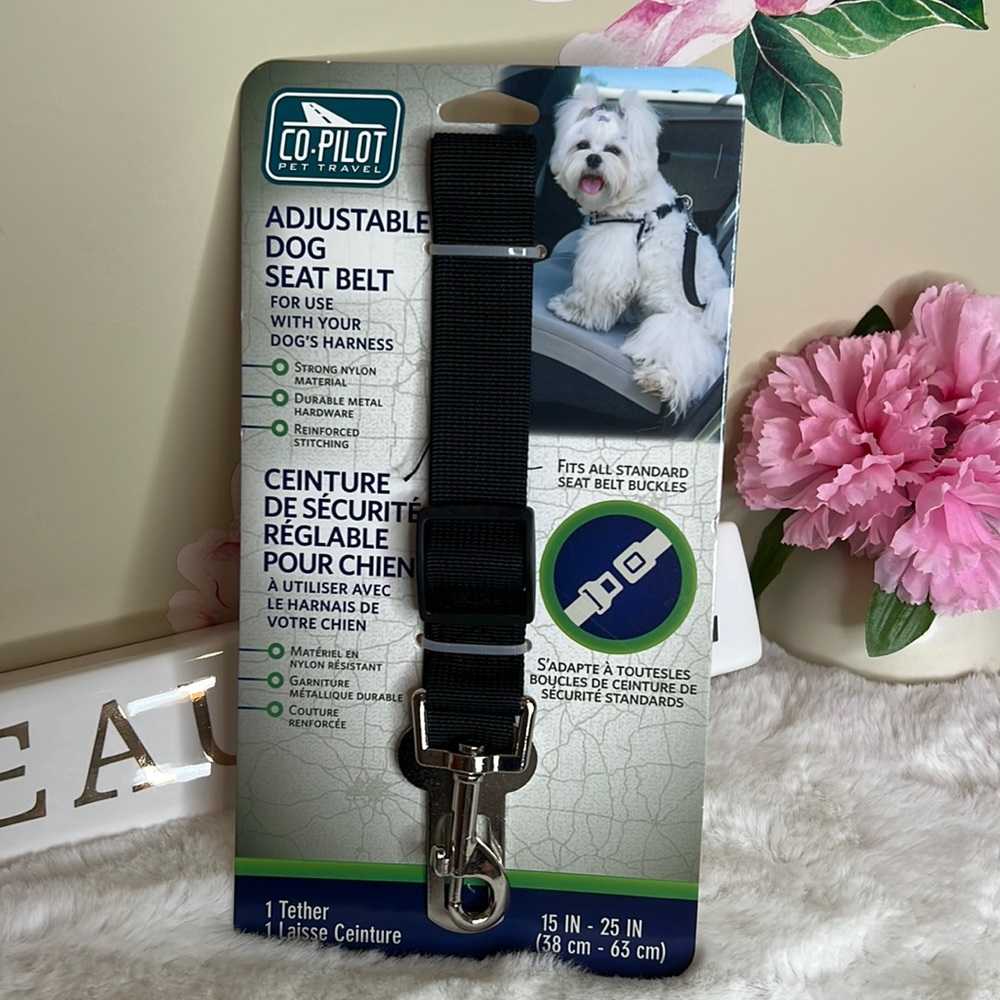 Co*Pilot Pet Travel Adjustable Dog Seat Belt.